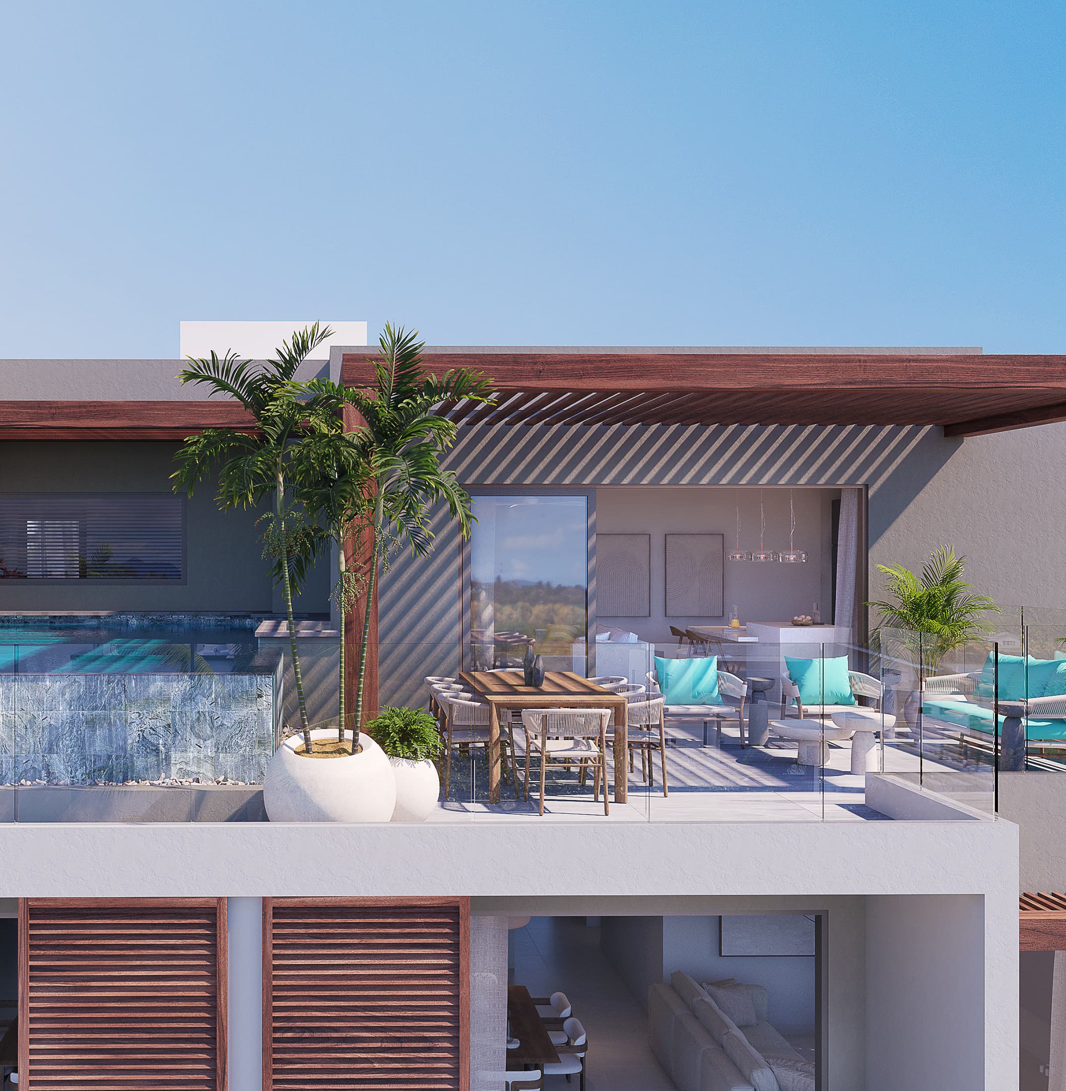 Terrasse penthouse